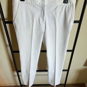 Tory Burch White Ankle Pant, Size 6
